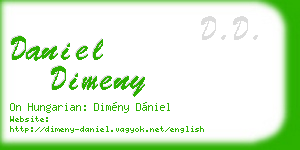 daniel dimeny business card