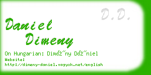 daniel dimeny business card